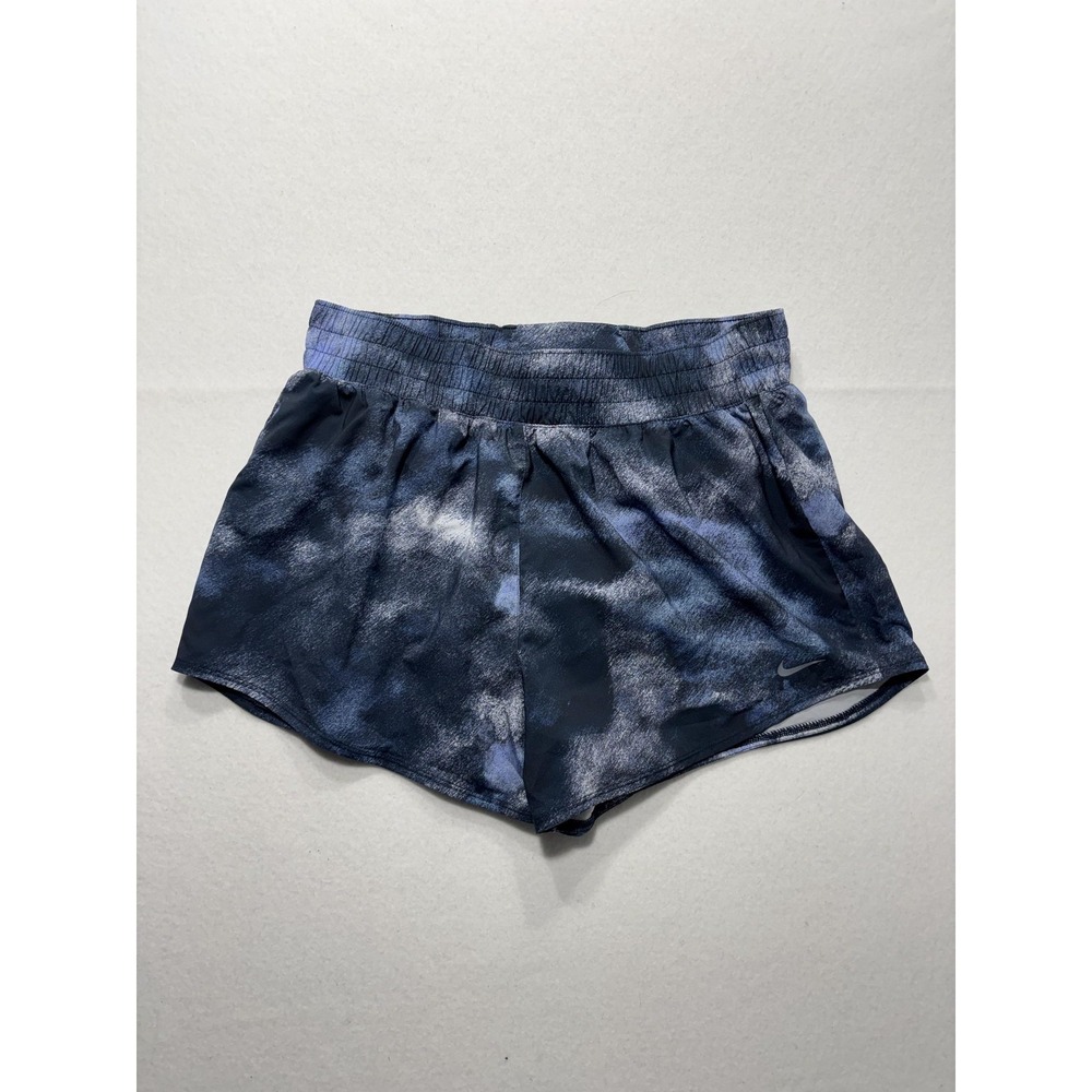 Nike Running Shorts Womens Large Blue Dri-FIT Lined Elastic Lightweight Athletic